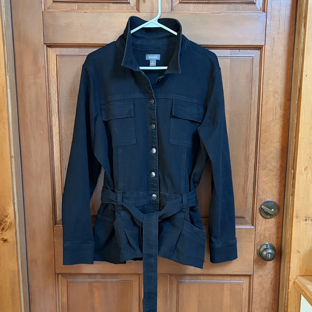 Martha Stewart Black Utility Jacket Size XL